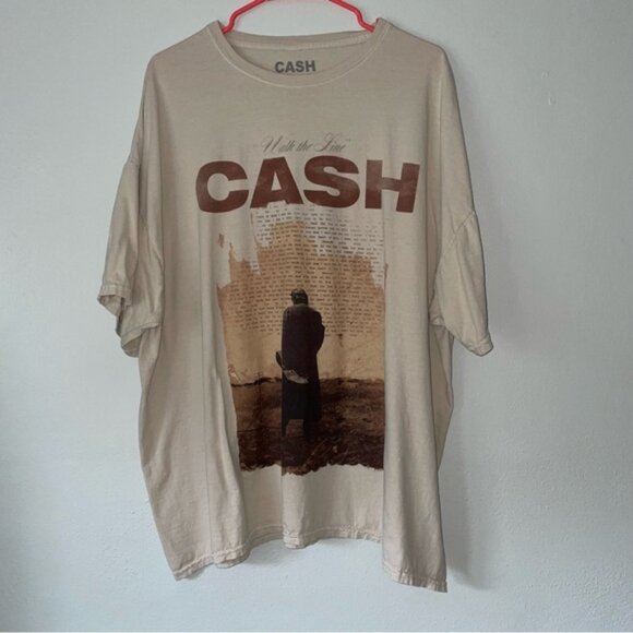 Urban Outfitters Johnny Cash Oversized T-Shirt Dress L/XL - Picture 1 of 3